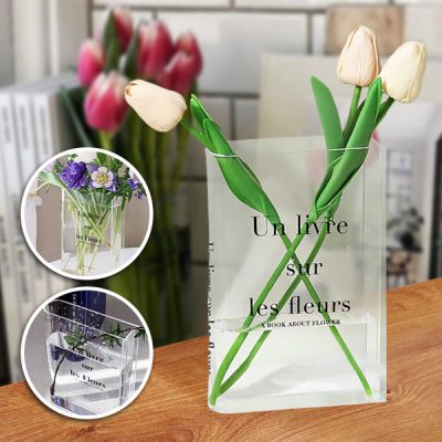 Elegantní váza ve tvaru knihy na květiny | FLOWERFRAME