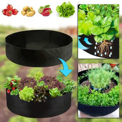 Textilní vyvýšený záhon - 90 x 30 cm, prodyšná plsť | PLANTIE