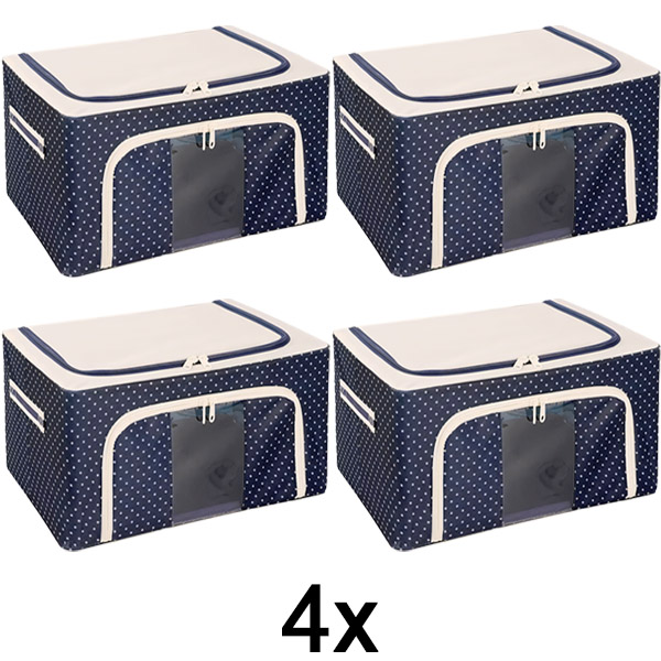 4x Úložný box na textil | STACKBOX