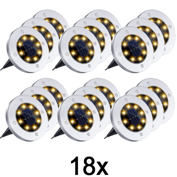 6x Solární podlahová světla pro venkovní použití (3 ks) | LUMIGARD